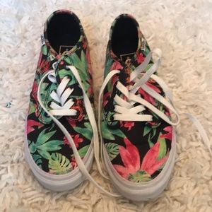 Floral vans
